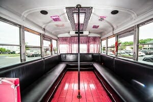 Pink Pearl Party Bus Rental Delaware 