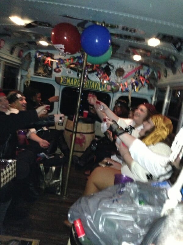 Black Pearl Pirate Party Bus