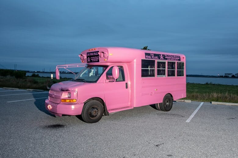 Pink Pearl Party Bus rental Delaware